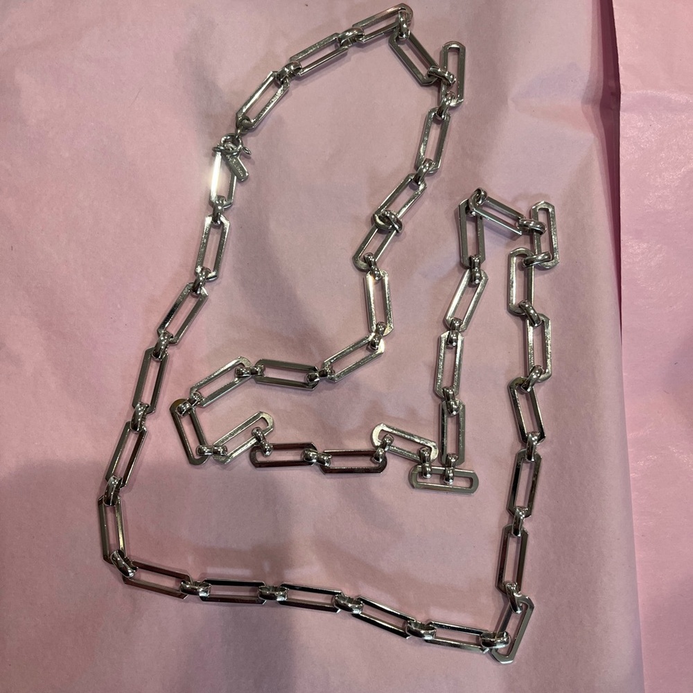 Monet Silver Chain Necklace